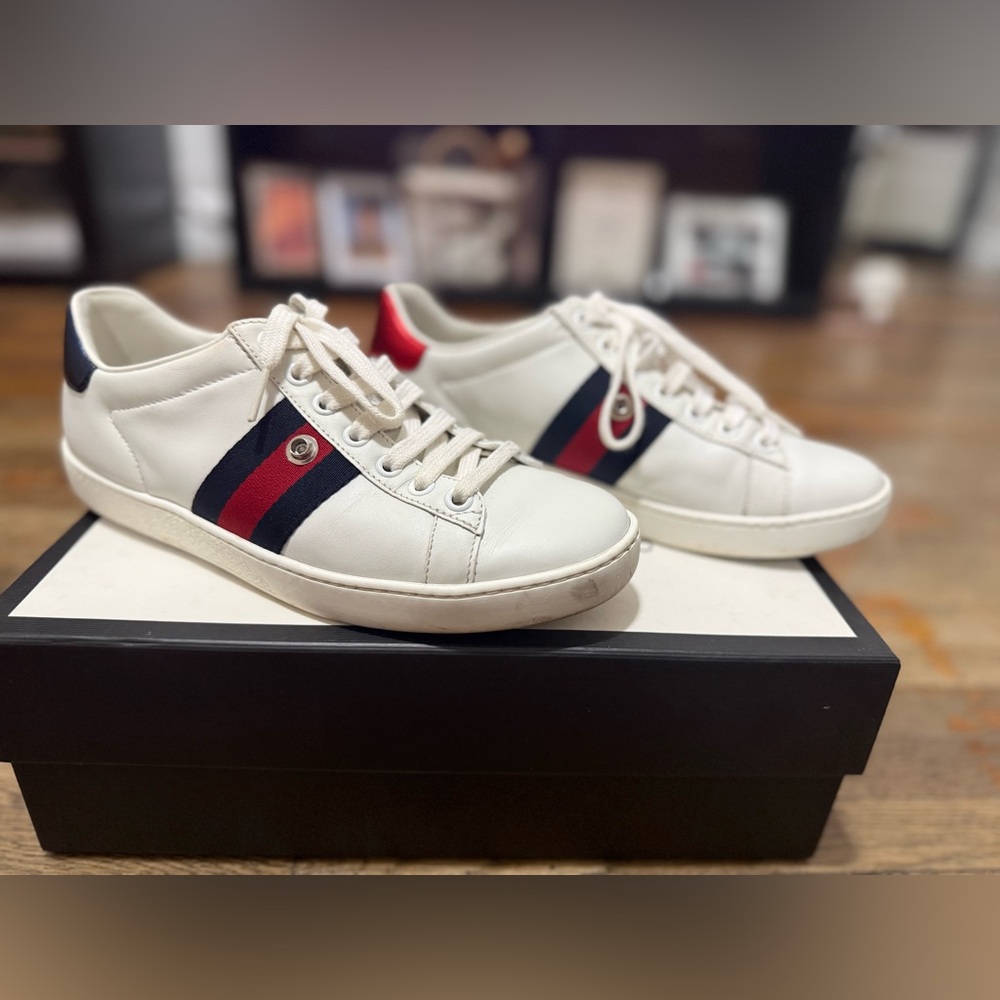 GUCCI ACE SNEAKERS SZ 35.5